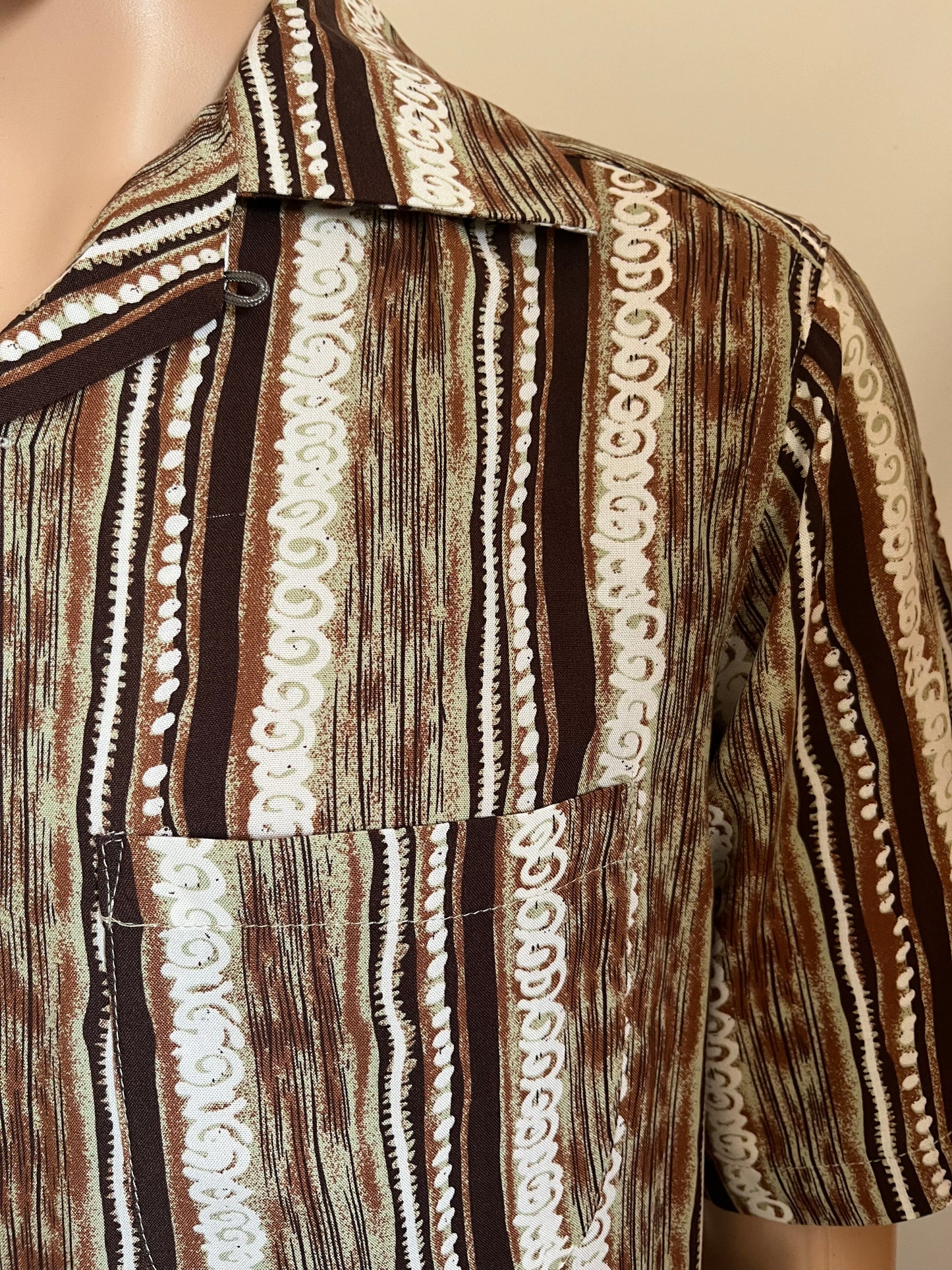 Kona Kai man’s rayon shirt brown