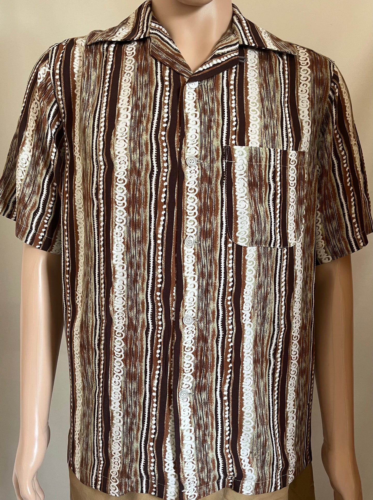 Kona Kai man’s rayon shirt brown