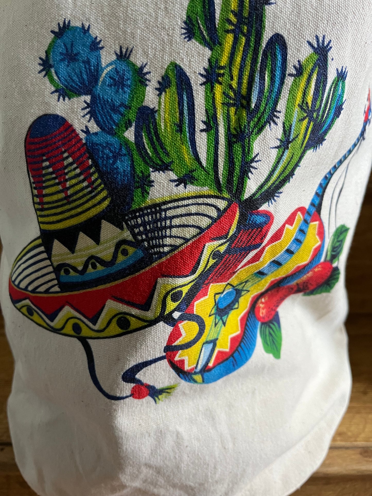 Sombrero cactus duffel bag