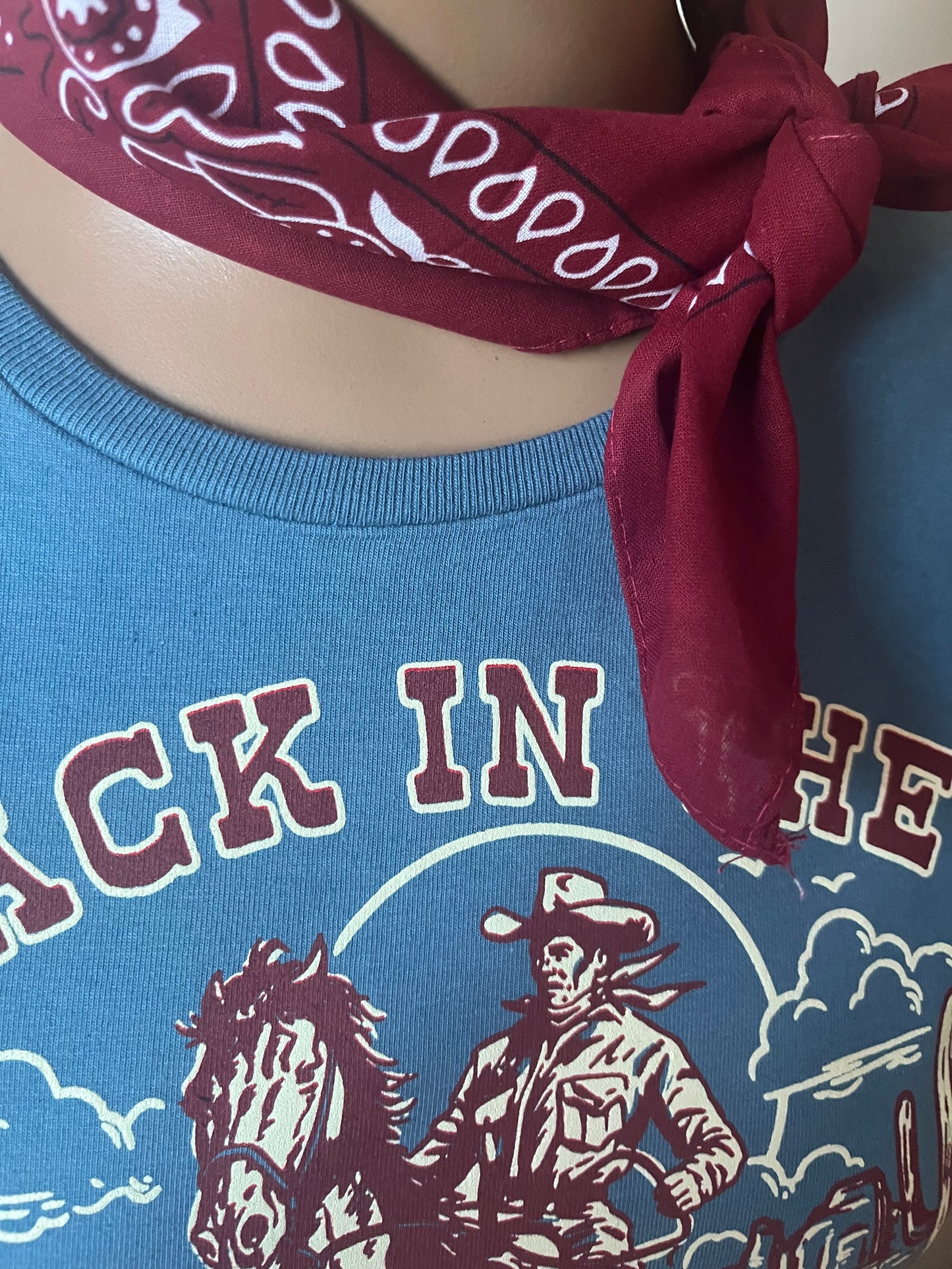 Ladies t shirt Back in the saddle