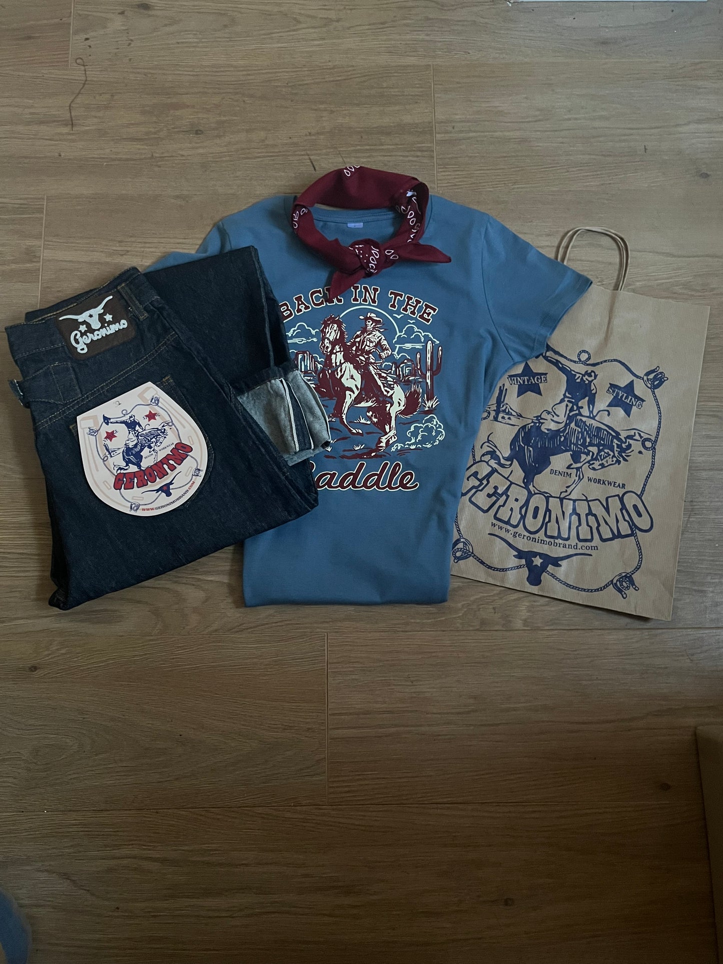 Ladies t shirt Back in the saddle