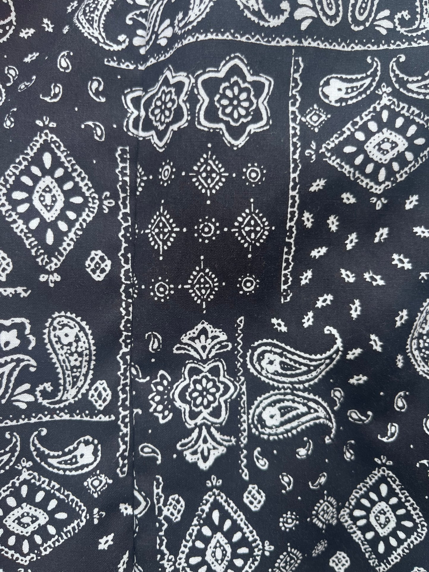 Ladies bandana print blouse