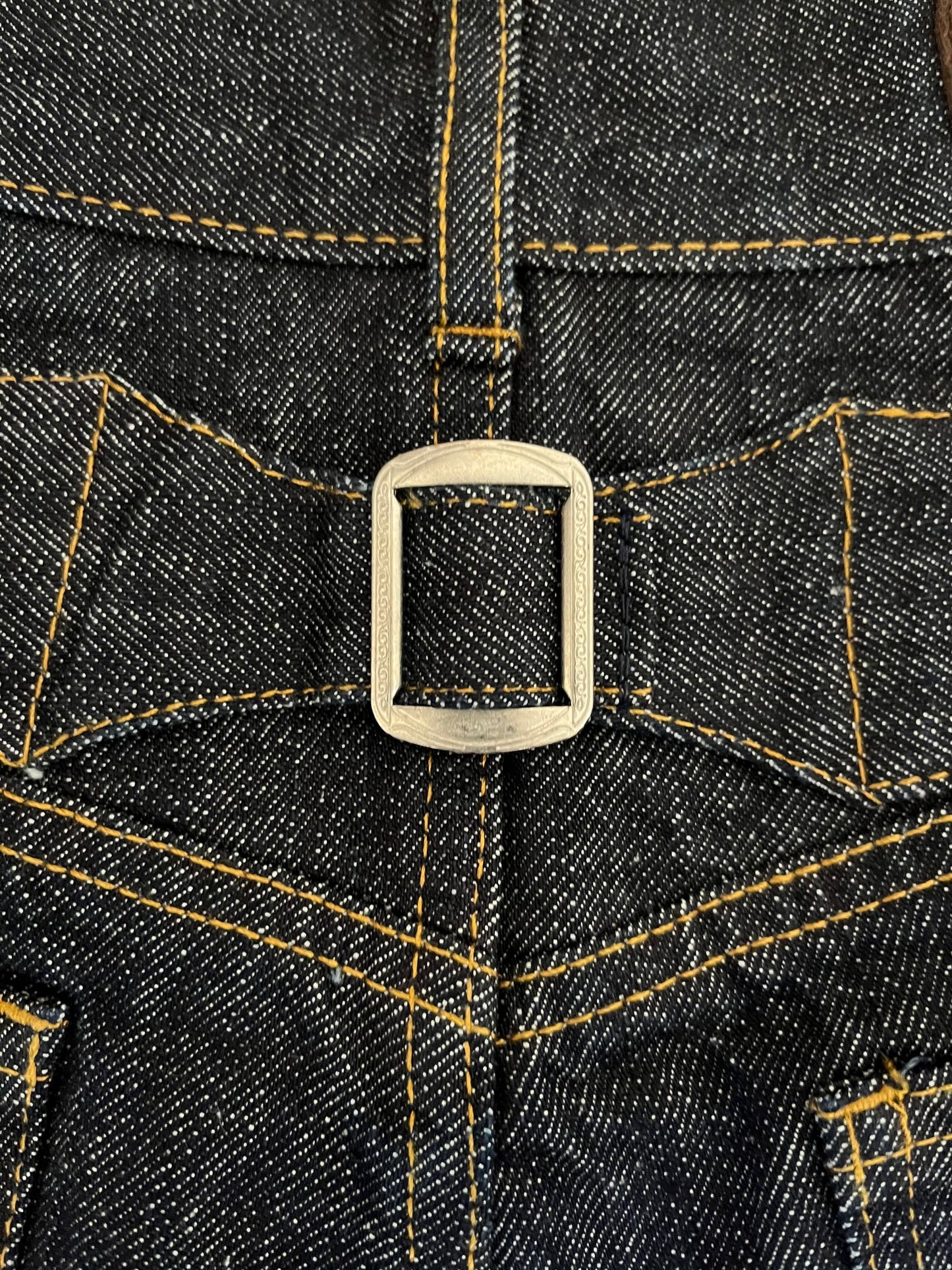 Ladies red line selvedge jeans