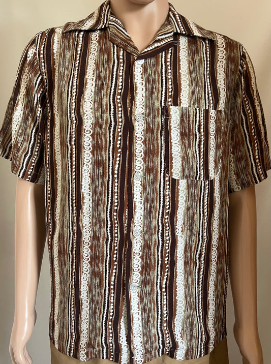 Kona Kai man’s rayon shirt brown