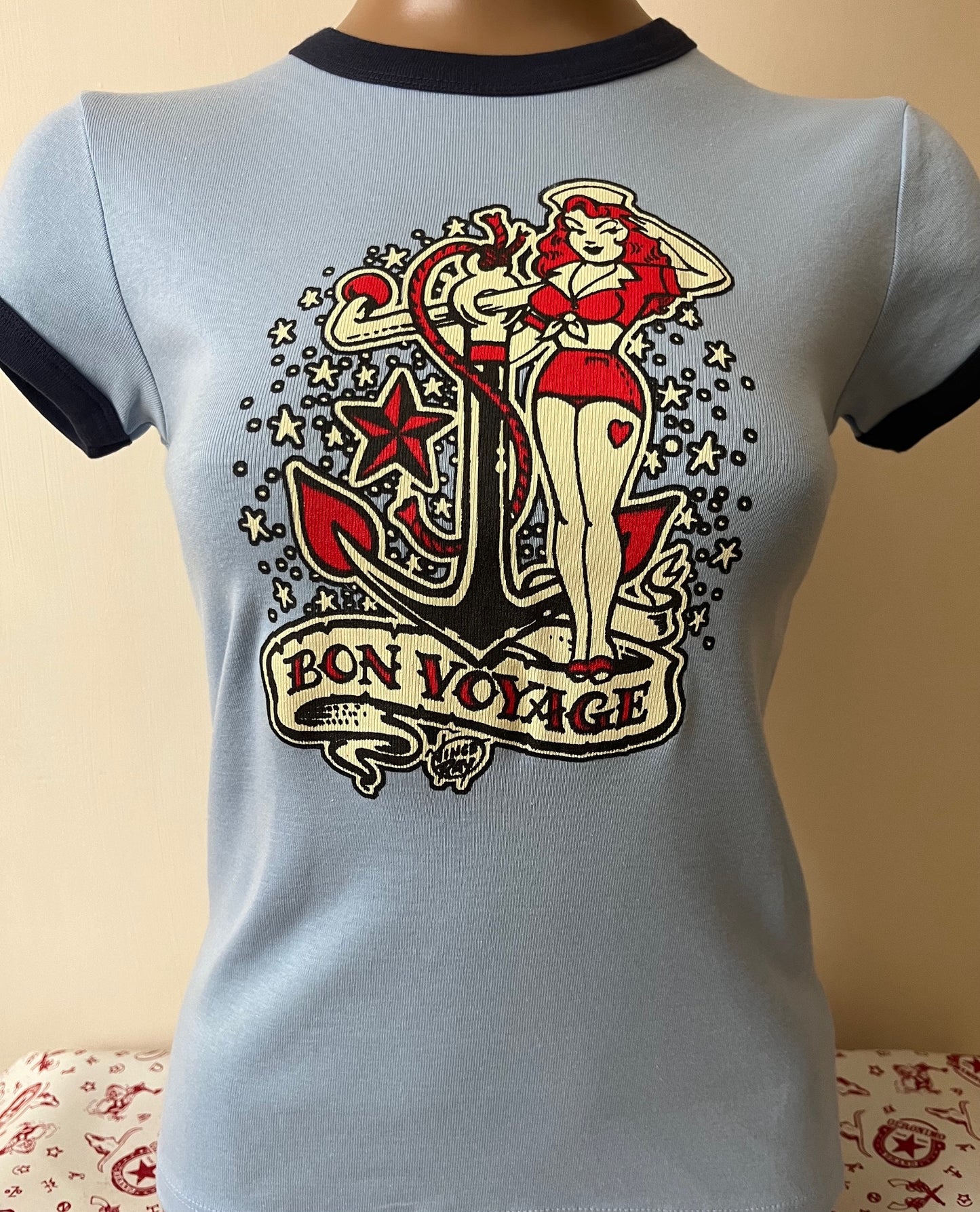 Ladies bon voyage t shirt