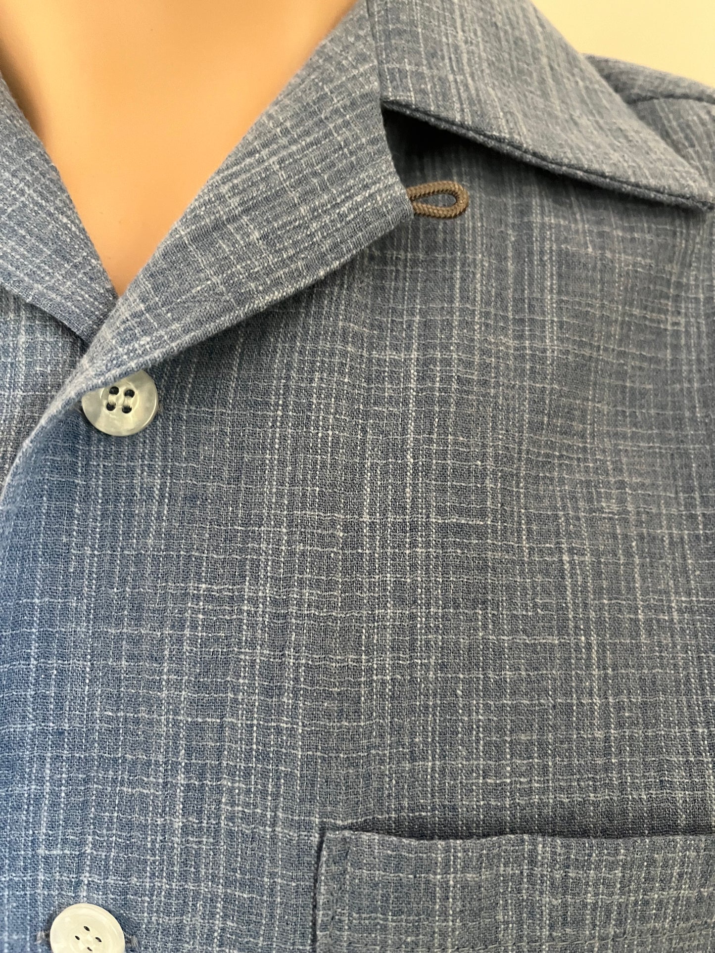 Diamond embroidery detail shirt