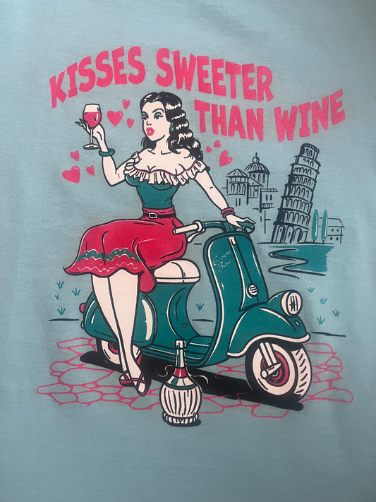 Kisses sweeter than wine