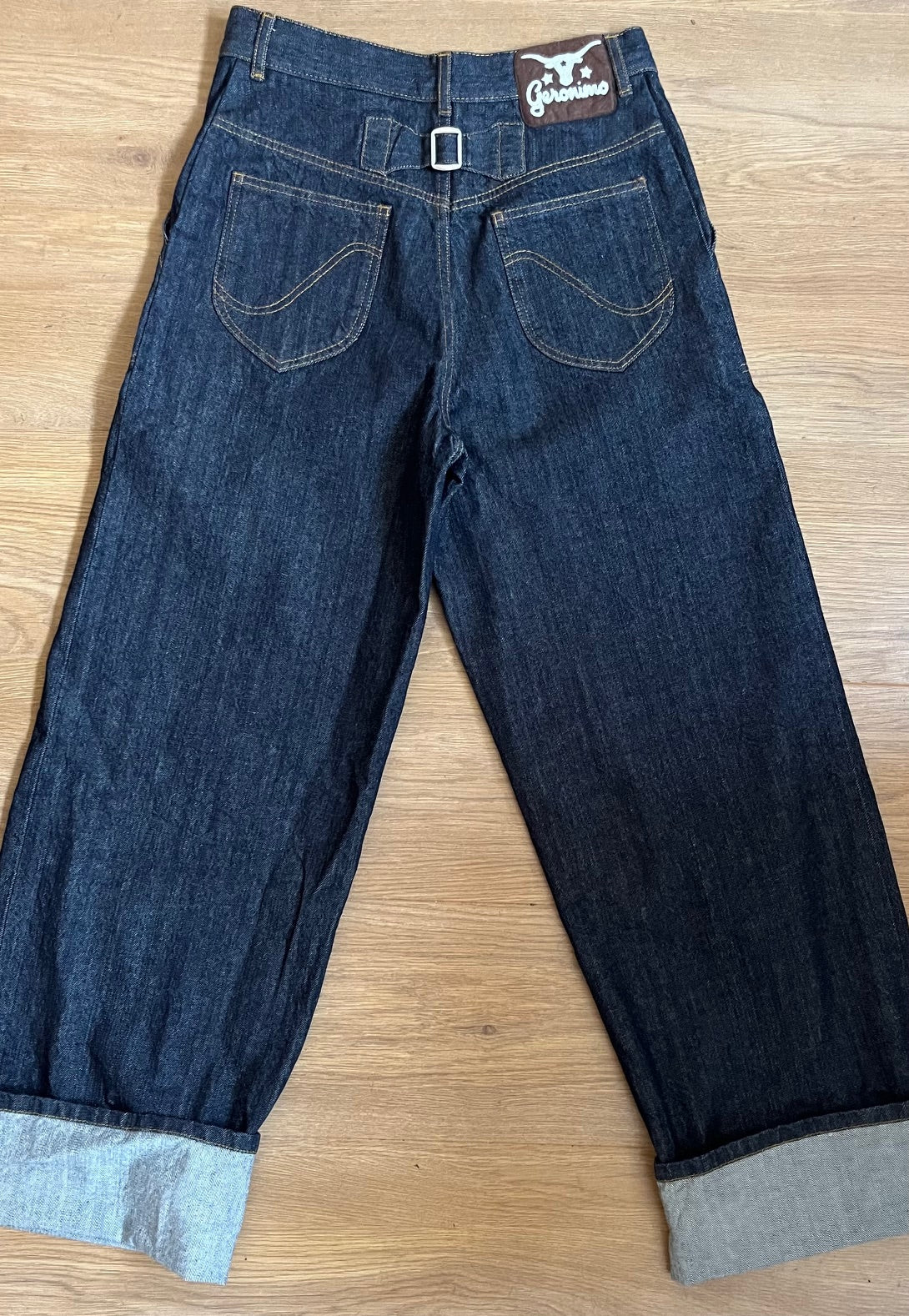 Ladies red line selvedge jeans