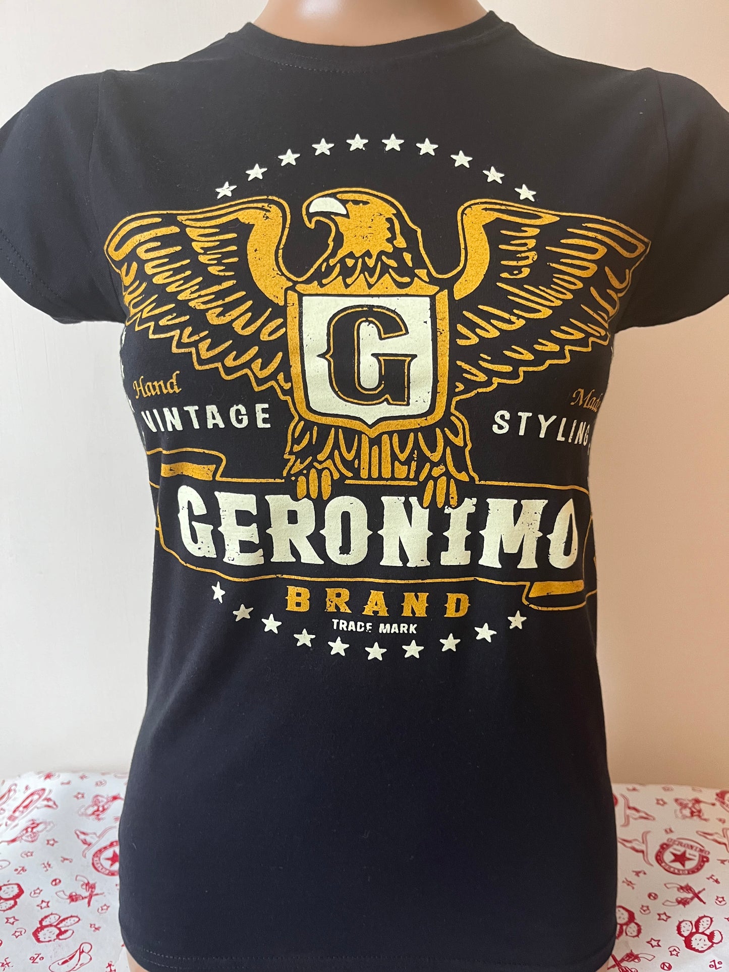 Ladies Geronimo brand eagle t shirt